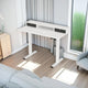 120CM Electric Standing Desk with Drawer Shelf | Height Adjustable Sit-Stand Office Table – White