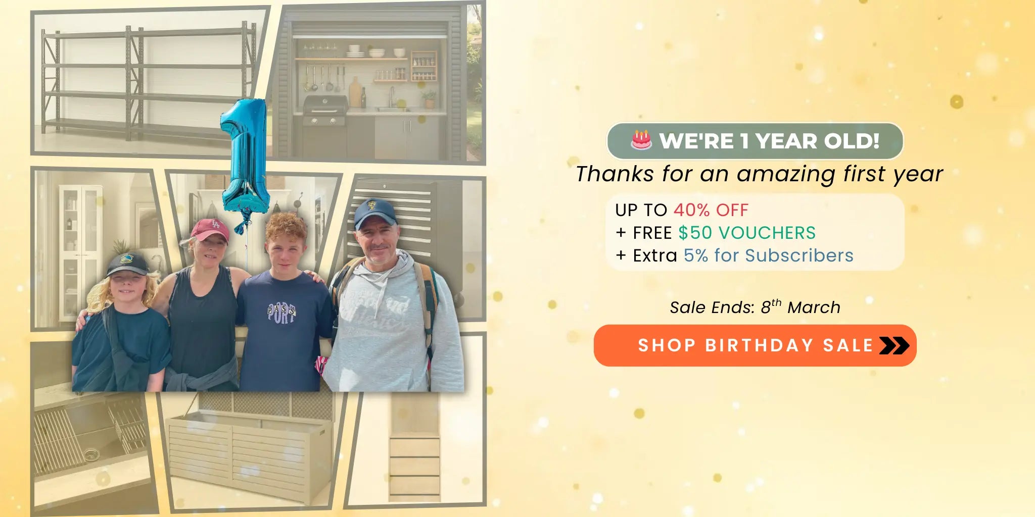 Smart Storage 1st Birthday Sale - What an amazing year