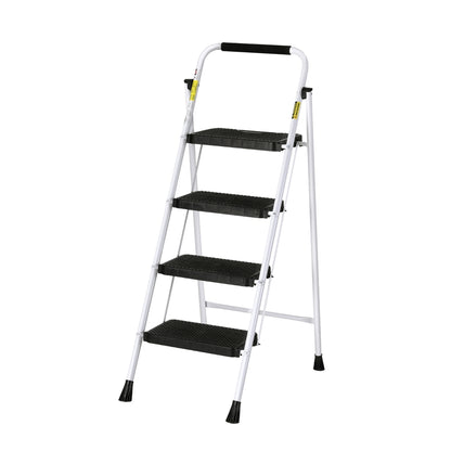 Giantz 4 Step Ladder – Multi-Purpose Folding Steel Platform with Safety Handle (150kg Capacity)