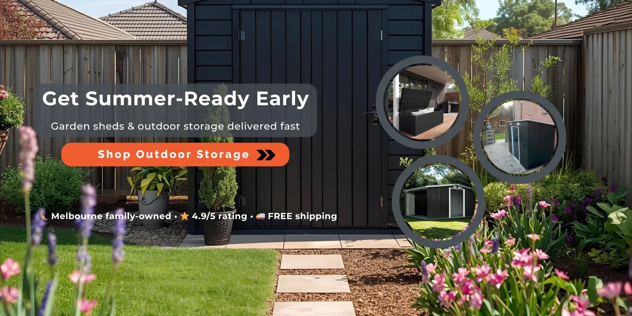 Smart Storage Early summer specials on Sheds & Outdoor storage boxes | Shop & Save now