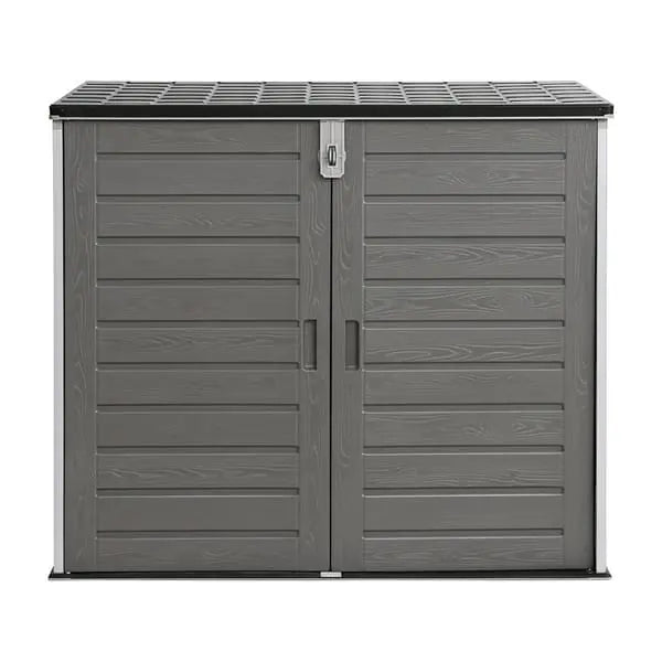 1170L Outdoor Storage Cabinet - Large Lockable Garden Storage Shed
