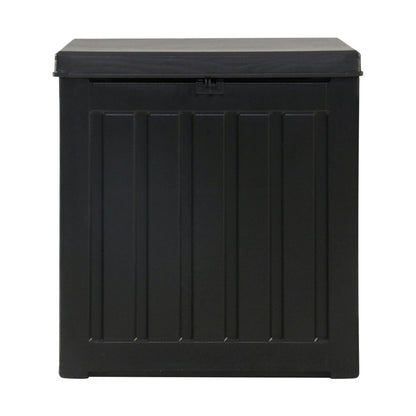 80L Outdoor Storage Box | Compact Lockable Garden Bench | Rattan Design Australia