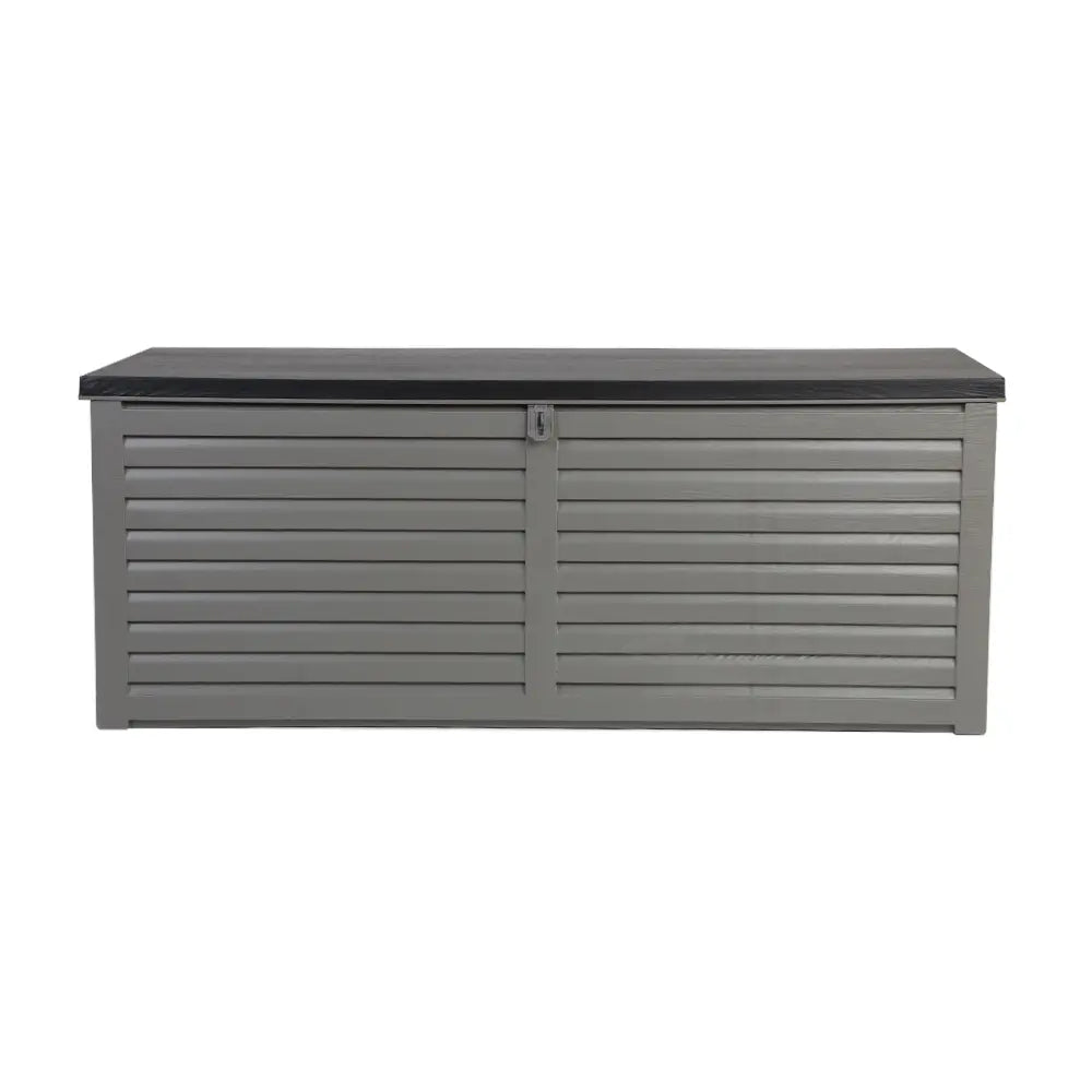390L Outdoor Storage Box Bench Seat | Lockable Weatherproof Garden Storage Australia