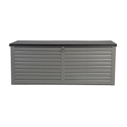 390L Outdoor Storage Box Bench Seat | Lockable Weatherproof Garden Storage Australia