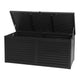 490L Outdoor Storage Box – Lockable Garden Bench & Weatherproof Container (All Black)