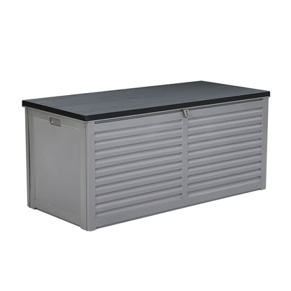 490L Outdoor Storage Box – Lockable, Weatherproof & Bench-Ready