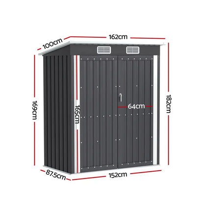Compact Garden Shed 1.6M - Weatherproof Tool Storage for Australian Backyards