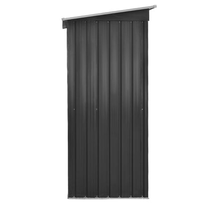 1.62x0.86M Metal Garden Shed – Outdoor Storage Tool House with Sliding Door, Grey