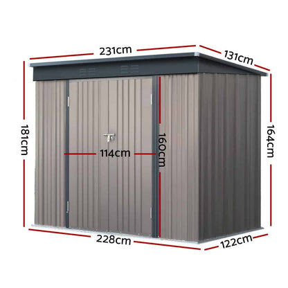 Garden Shed - Double Sliding Doors – Smart Storage AU