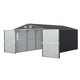 3m x 5.38m XL Garden Shed 16m² | Heavy Duty Workshop Shed Grey