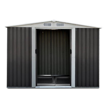 spacious waterproof garden storage with vents