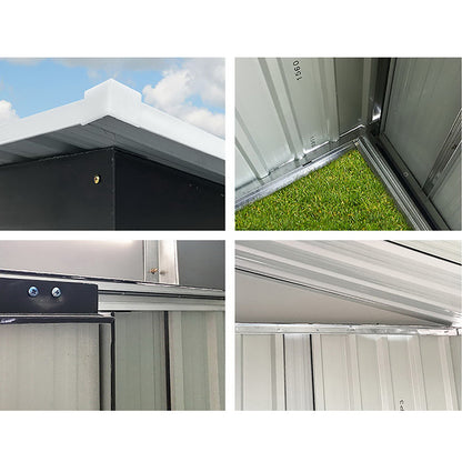 2.58x2.07M Garden Shed with Double Sliding Doors – Heavy-Duty Outdoor Storage