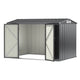 3x2.18m Giantz Steel Garden Shed – Galvanised Outdoor Storage for Aussie Backyards