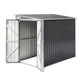 Giantz Lean-To Garden Shed 118×238cm - Steel Bike & Gear Shelter, Side-of-House Storage