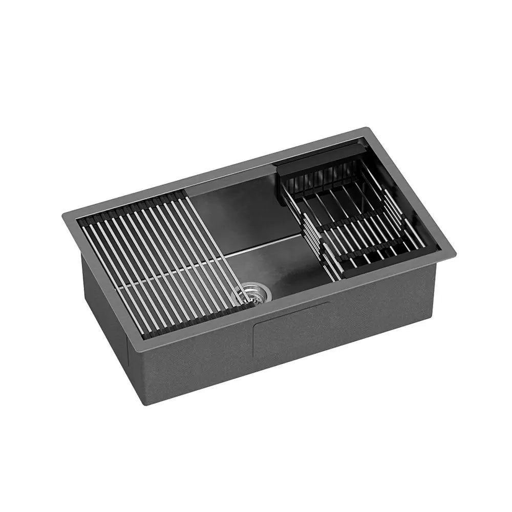 Single bowl 304 stainless steel kitchen sink 65x40cm deep bowl Australia