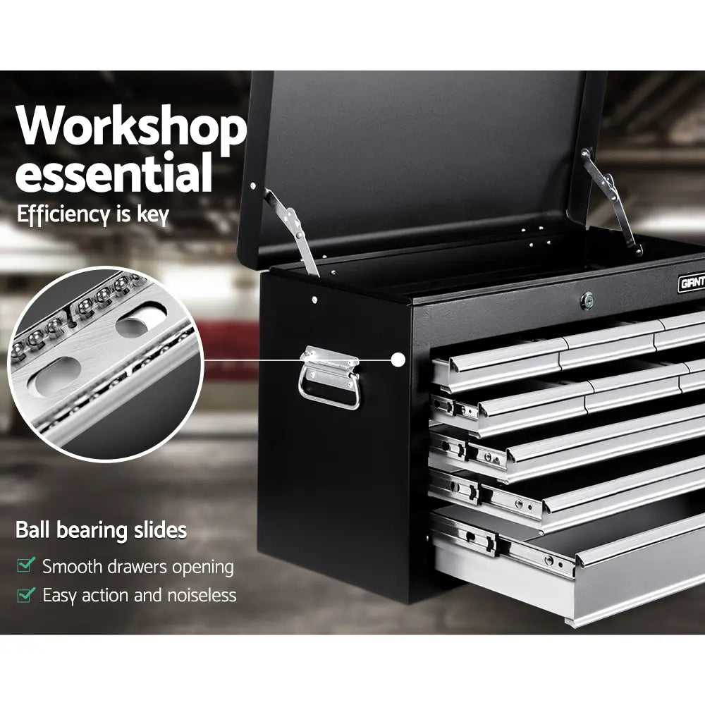 9 Drawer Tool Chest Cabinet | Lockable Steel Workshop Storage Organizer Australia