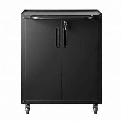 Giantz Rolling Tool Cabinet 75cm - Lockable Steel Storage with Adjustable Shelf