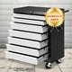 Giantz 7 Drawer Tool Chest Trolley 100kg | Rolling Toolbox Cabinet Grey