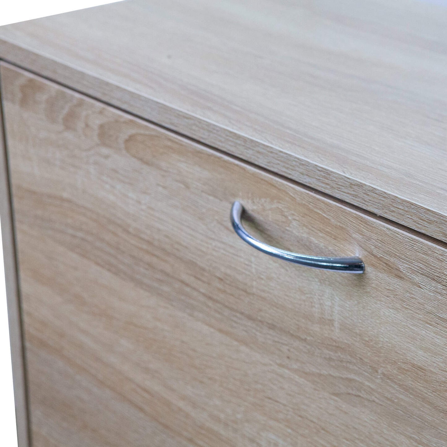 Milano Decor 24 Pair Wooden Shoe Cabinet Drawer Storage - Oak