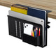 Under Desk Laptop Holder with Cable Tray & Pen Organizer – No Drill, Space-Saving Design