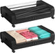 Smart Storage XXL Under Bed Rolling Storage Container with 50L Capacity, Dustproof Lid & Lockable Wheels
