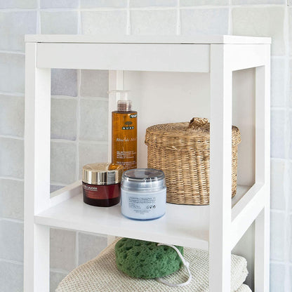 Modern Tall Cabinet with 4 Shelves & 2 Drawers – Space-Saving Organiser