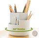360° Rotating Desk Organiser – Multi-Layer Pen & Stationery Holder (White)
