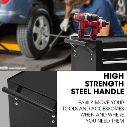 Premium Tool Cabinet 7 Drawer Trolley | Bullet Pro Lockable Rolling Toolbox Australia