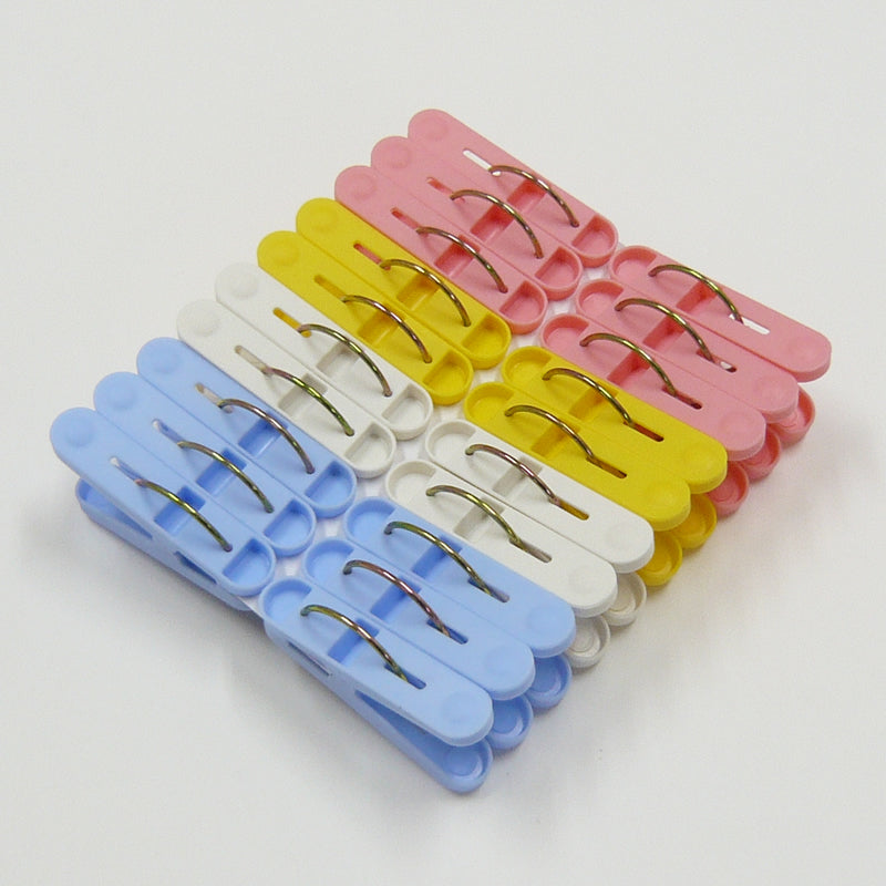 [10-Pack] KOKUBO Japanese Clothespins – Strong Grip, Gentle on Clothes (20 Pieces)