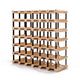 Timber Wine Rack 42 Bottles - Premium Pine Wood Cellar Storage Australia