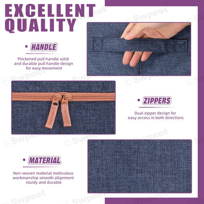 66L Premium Linen Storage Box | Foldable Closet Organizer | Marie Kondo Style Australia