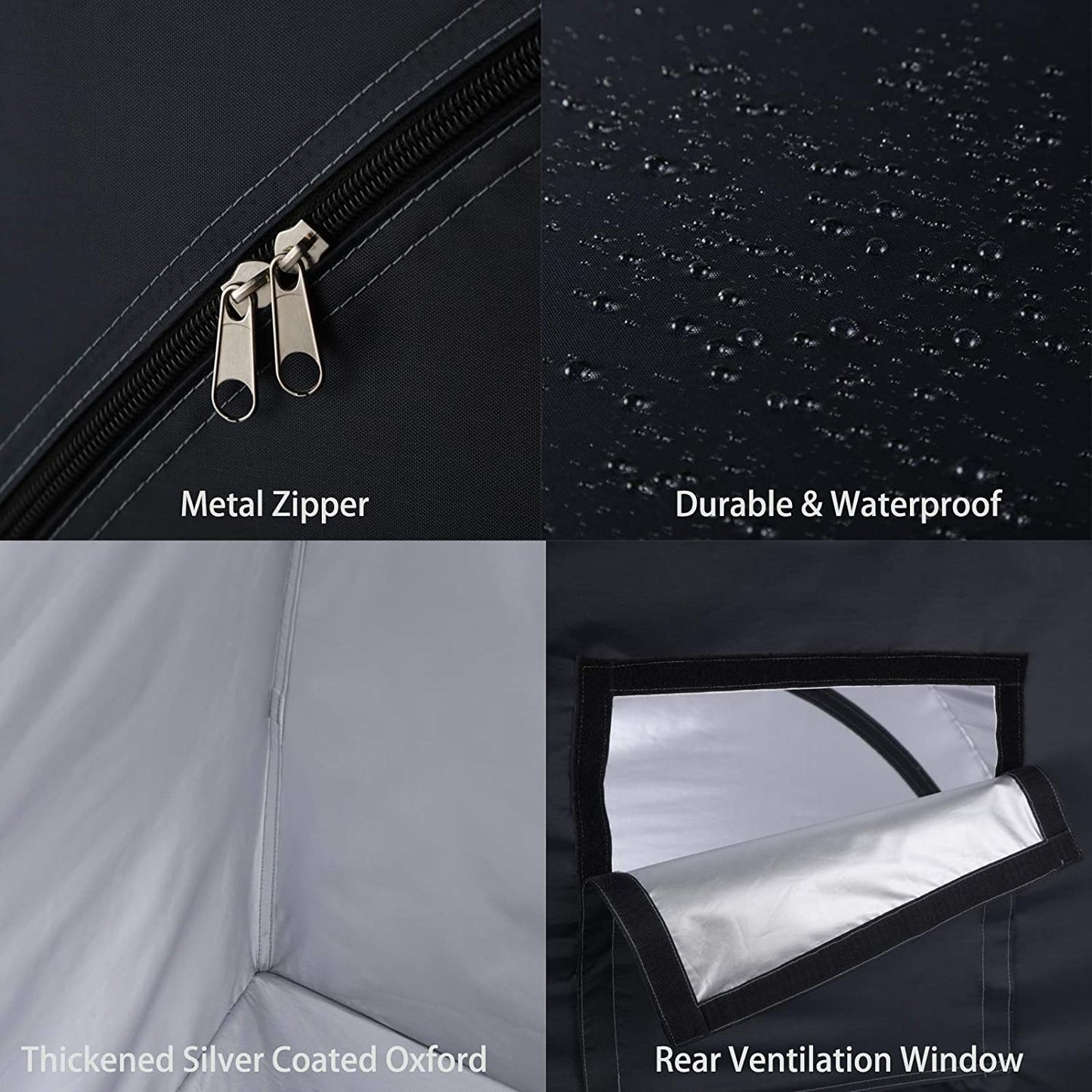 Waterproof Bike Storage Tent Australia | 2-Bike Outdoor Shed Cover with Tool Storage