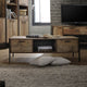 Buy Oak Coffee Table with Storage Drawers - Modern Industrial Australia