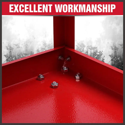 Heavy Duty Tool Cart 150kg | 3-Tier Rolling Workshop Trolley