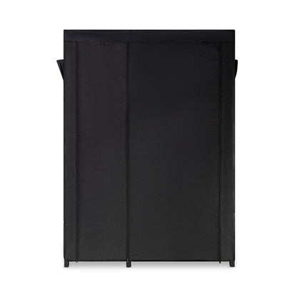 Sorti Freestanding Metal Garment Rack – Portable Clothes Closet with Hanging Rods & Storage Hooks