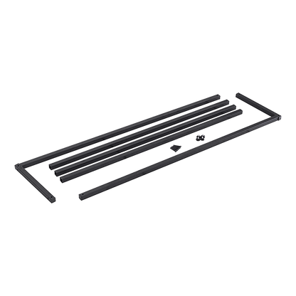 Commercial Clothing Rack – Heavy Duty Black Garment Stand for Retail or Market Stalls