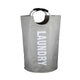 Large Laundry Hamper with Handles - Oxford Fabric Clothes Basket Grey