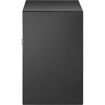 Home Safe with Fingerprint, Digital Keypad & Key - 59L, Q235 Steel, Wall or Floor Mount | 35×30×47cm