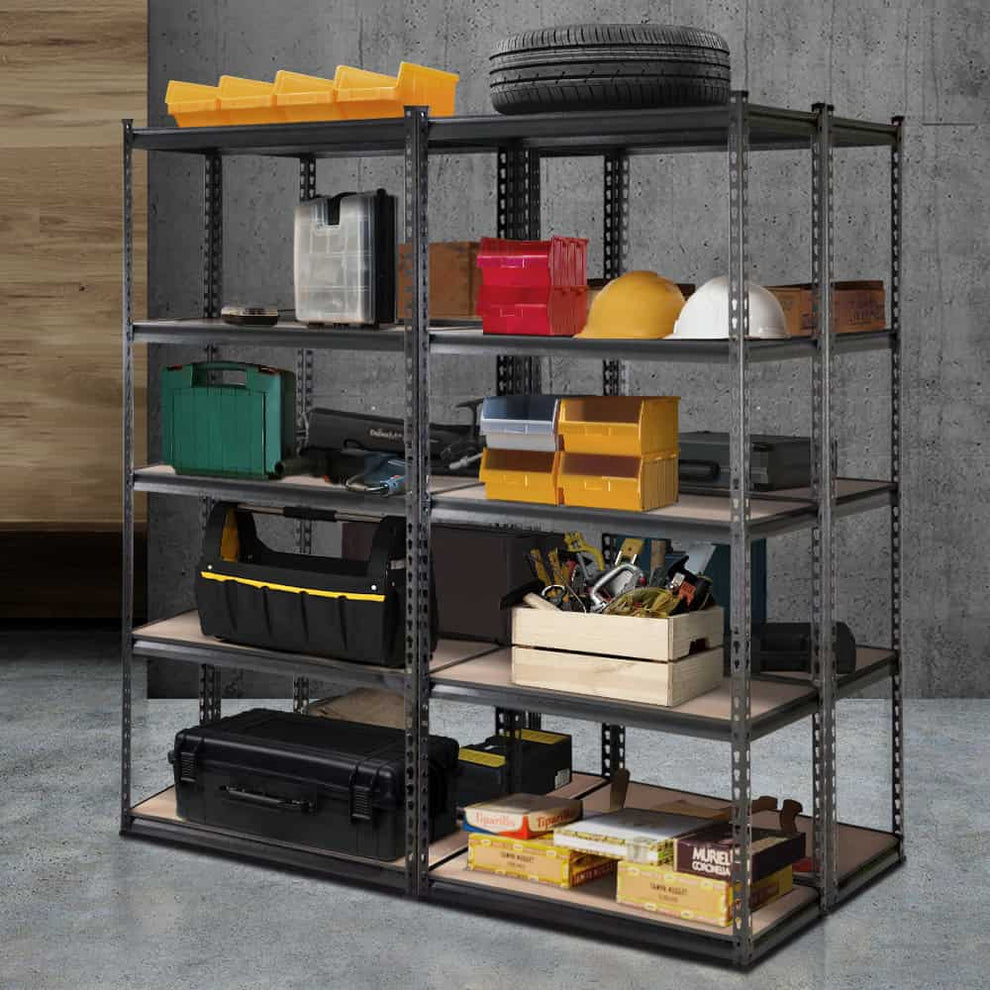 Commercial Steel Shelving 4-Pack 200kg | Industrial Racks Australia ...