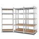 Heavy Duty Garage Shelving 200kg - 5 Pack Steel Storage Racks 180cm