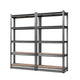 Giantz Heavy-Duty 5-Tier Steel Garage Shelving Rack – 750kg Capacity (2x Pack, 2x1.5m)