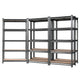 Giantz 5-Unit Charcoal Garage Shelving System - 150kg Per Shelf, Boltless, 5×1.5m Complete Set