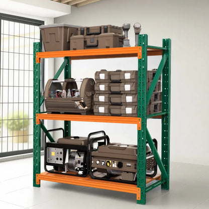 1.5M Garage Shelving Unit - 200kg Per Shelf Heavy Duty Storage Rack