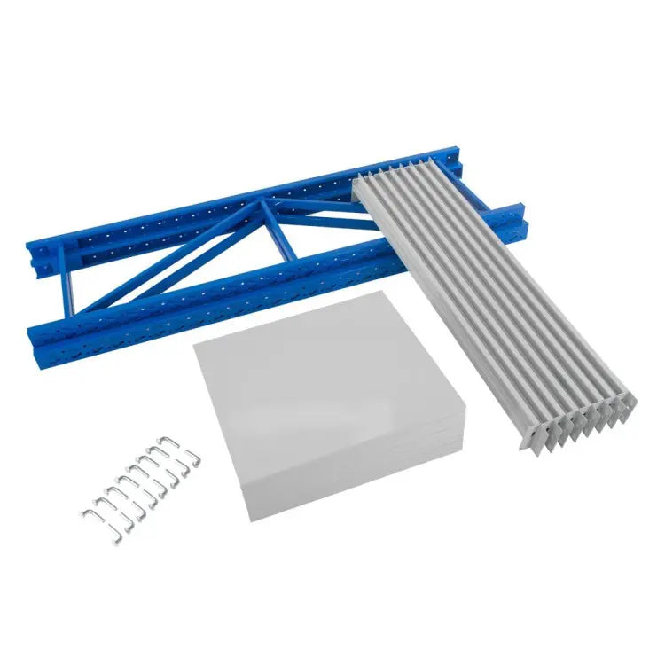 Centurion Long Span Shelving 1-Bay 1.5m Wide - 200kg Per Shelf, 800kg Bay, Gusseted Steel | LS-150