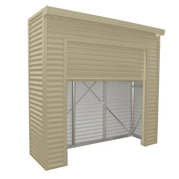 Premium Bike Storage Locker 2.4m Roller Door | SpanBilt Smartlocker Secure Shed Australia