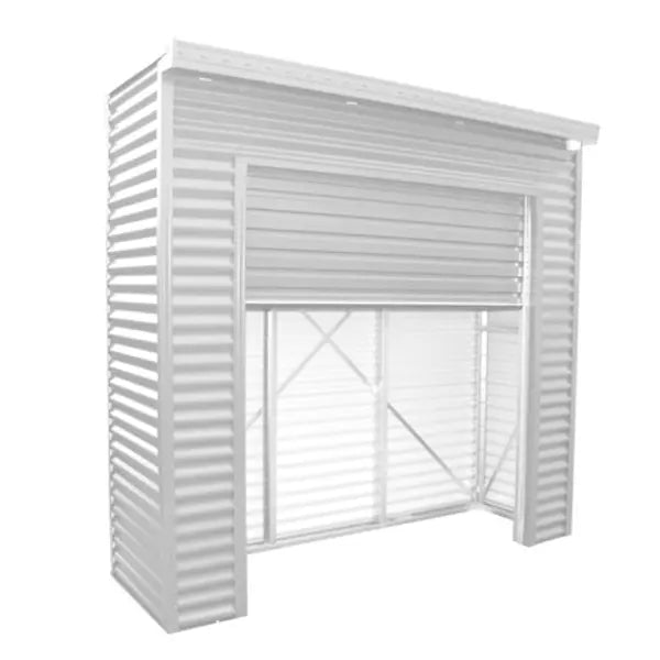 Premium Bike Storage Locker 2.4m Roller Door | SpanBilt Smartlocker Secure Shed Australia