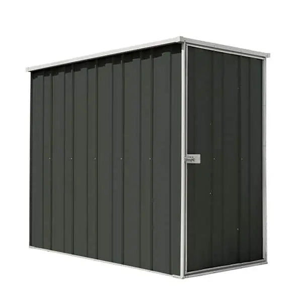 SpanBilt Slimline Garden Shed with Side Entry - 1.07m × 2.1m Narrow Steel Shed for Apartments, Townhouses & Side Passages